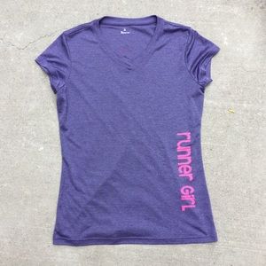Purple Runner Girl Shirt